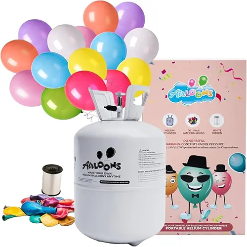 ປູມເປົ້າຢາງສາມາດເຕີມດ້ວຍ helium ເພື່ອລອຍໄດ້