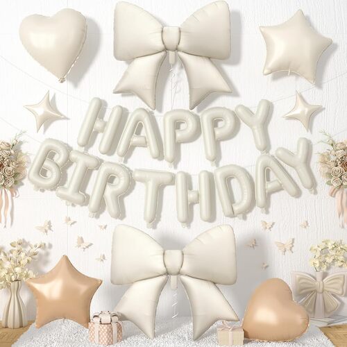 Bow knot balloon ຊຸດວັນເກີດ