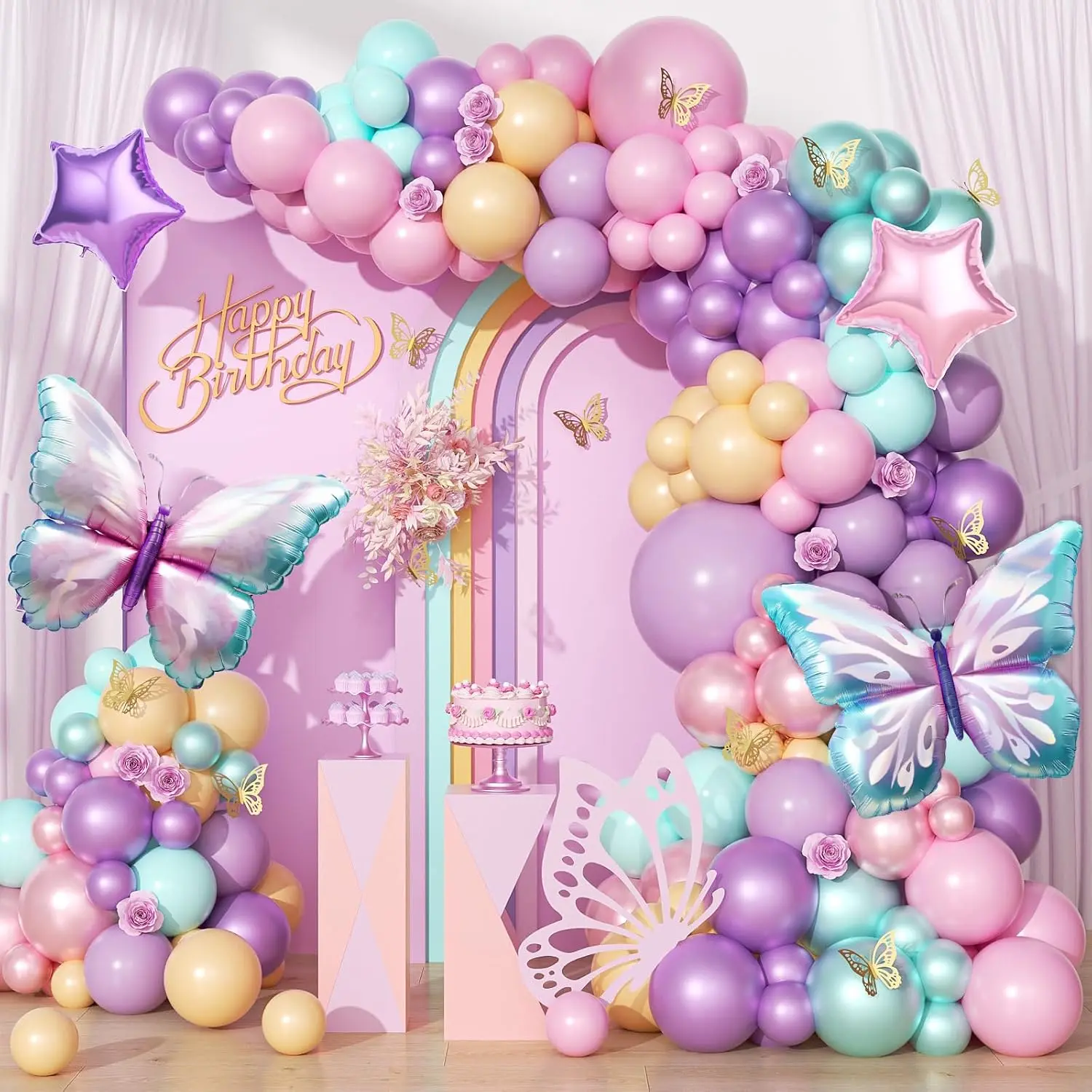 Butterfly Balloon Garland Set