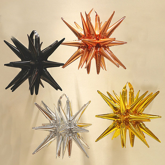 Exploding ປູມເປົ້າ foil star