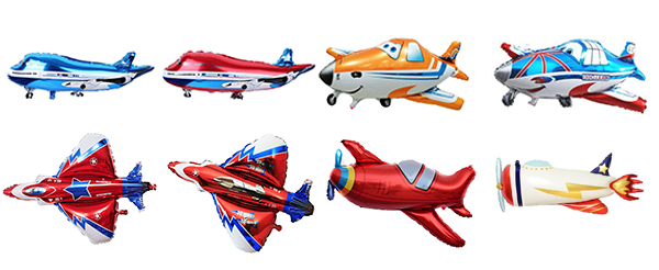 Airplane foil balloon