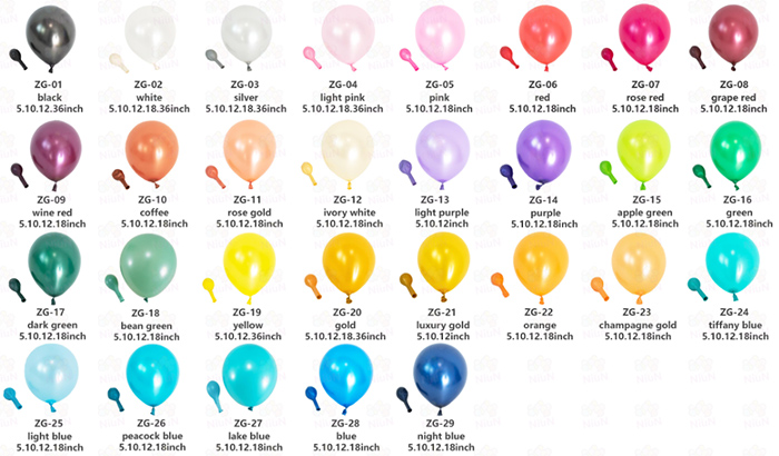 Pearl balloons