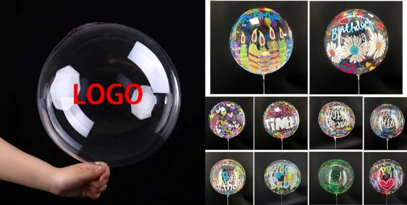 Custom printed bobo balloons
