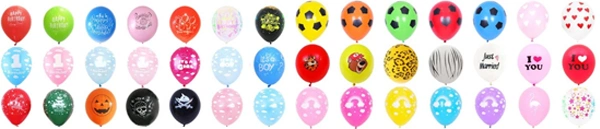 Custom printed latex balloons