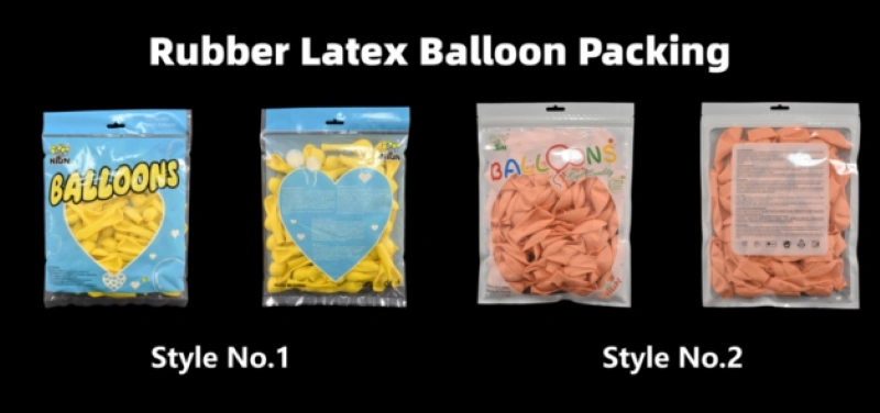 Balloon packaging bag