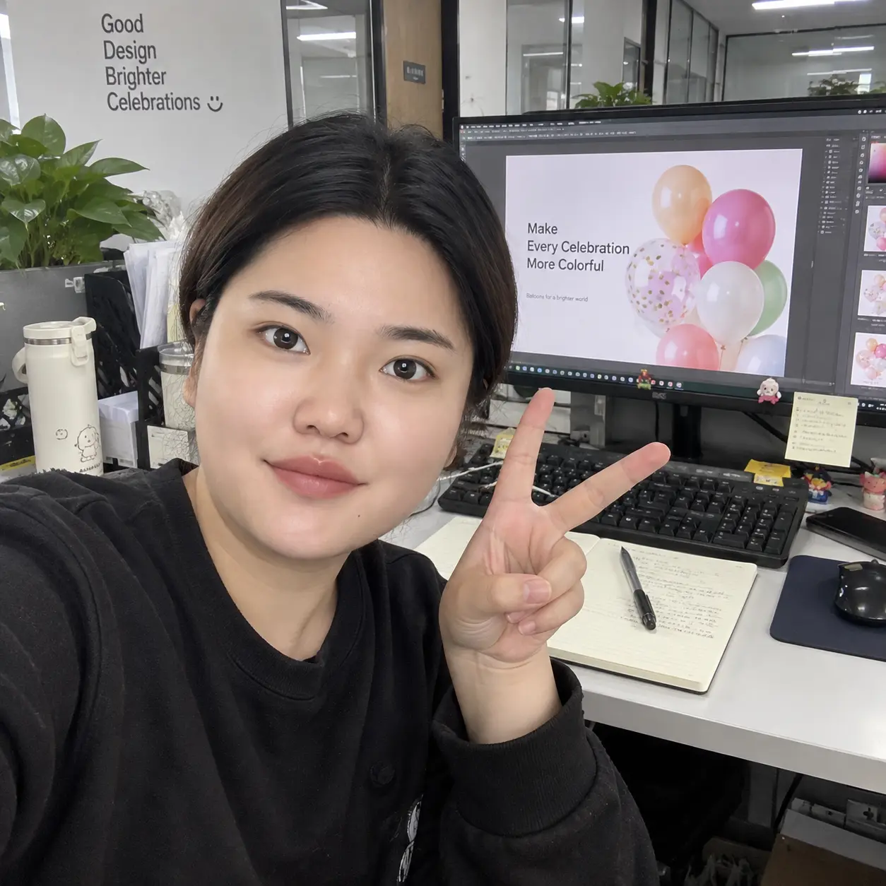 Stella Liu Designer for artwork and packaging at Borun Balloon Factory