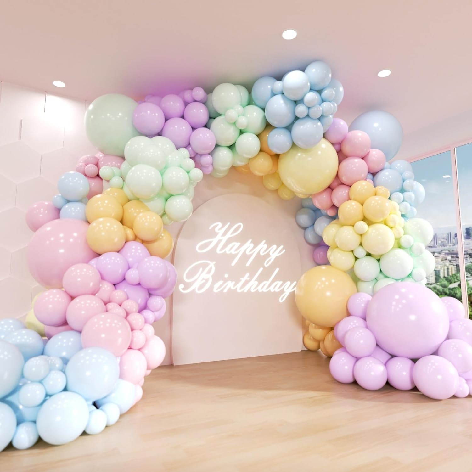 ປູມເປົ້າ Manocaroon Garland Garland Arch