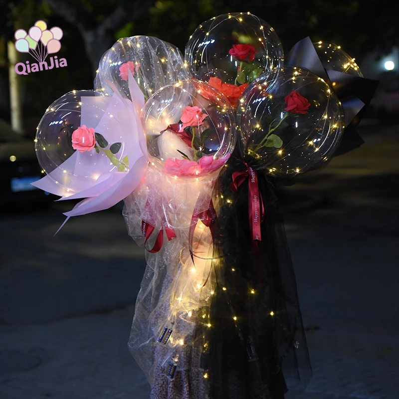 ປູມເປົ້າ Rose Bobo ມີໄຟ LED