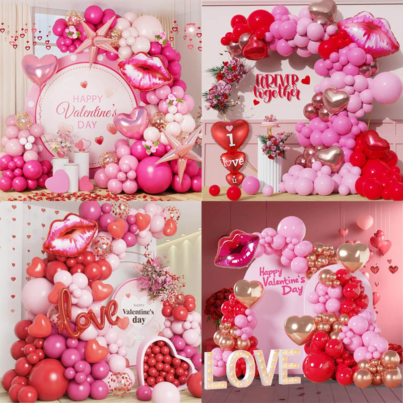 ປູມເປົ້າວັນ Valentine ຂອງ Garland ຊຸດ